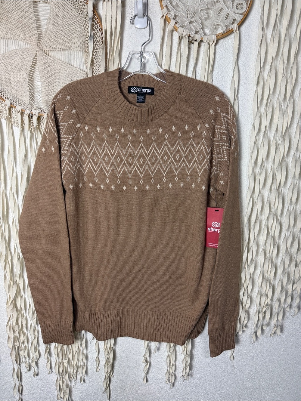 Sherpa Adventure Gear NWT Yeshe Crewneck Sweater Size Small Fall25